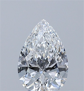 Picture of Natural Diamond 0.50 Carats, Pear with  Cut, E Color, SI2 Clarity and Certified by GIA