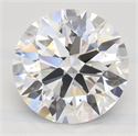 Lab Grown Diamond 2.65 Carats, Round with Ideal Cut, D Color, VVS1 Clarity and Certified by IGI