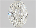 Natural Diamond 1.05 Carats, Oval with  Cut, H Color, VS1 Clarity and Certified by GIA