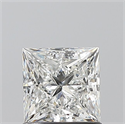 Diamante Natural 1.01 quilates, Princesa , Color H, claridad SI1 y certificado GIA
