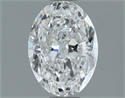 Diamante Natural 1.21 quilates, Ovalado , Color E, claridad I1 y certificado GIA