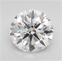 Lab Grown Diamond 1.10 Carats, Round with Ideal Cut, D Color, VVS2 Clarity and Certified by IGI