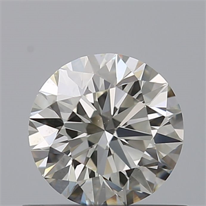 Foto Diamante Natural 0.62 quilates, Redondo , Color H, claridad VS2 y certificado IGI de