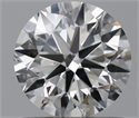Natural Diamond 0.90 Carats, Round with Excellent Cut, F Color, VS1 Clarity and Certified by IGI