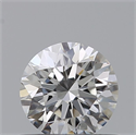 Diamante Natural 0.51 quilates, Redondo , Color F, claridad IF y certificado GIA