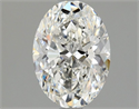 Natural Diamond 1.31 Carats, Oval with  Cut, H Color, VVS2 Clarity and Certified by GIA