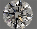 Natural Diamond 0.72 Carats, Round with Excellent Cut, I Color, VS1 Clarity and Certified by GIA