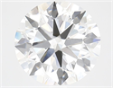 Lab Grown Diamond 4.22 Carats, Round with Ideal Cut, F Color, VS1 Clarity and Certified by IGI