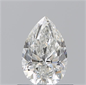Natural Diamond 0.70 Carats, Pear with  Cut, H Color, VVS1 Clarity and Certified by GIA