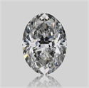 Natural Diamond 1.51 Carats, Oval with  Cut, F Color, SI1 Clarity and Certified by GIA