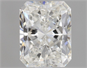 Natural Diamond 0.90 Carats, Radiant with  Cut, H Color, VVS1 Clarity and Certified by GIA