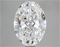 Natural Diamond 2.72 Carats, Oval with  Cut, D Color, FL Clarity and Certified by GIA