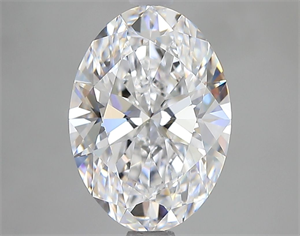 Picture of Natural Diamond 2.72 Carats, Oval with  Cut, D Color, FL Clarity and Certified by GIA