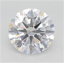 Lab Grown Diamond 4.51 Carats, Round with Excellent Cut, E Color, IF Clarity and Certified by GIA