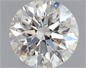 Diamante Natural 0.66 quilates, Redondo , Color I, claridad VVS1 y certificado GIA