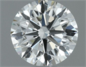 Natural Diamond 0.50 Carats, Round with Excellent Cut, H Color, VS1 Clarity and Certified by IGI