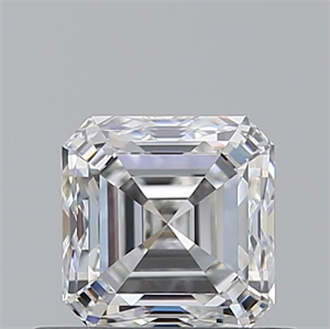 Picture of Natural Diamond 0.70 Carats, Asscher with  Cut, F Color, VVS2 Clarity and Certified by GIA