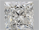 Natural Diamond 2.01 Carats, Princess with  Cut, G Color, SI2 Clarity and Certified by GIA