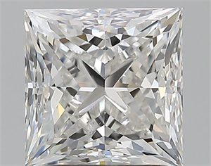 Picture of Natural Diamond 2.01 Carats, Princess with  Cut, G Color, SI2 Clarity and Certified by GIA