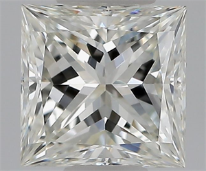 Picture of Natural Diamond 0.80 Carats, Princess with  Cut, I Color, VS2 Clarity and Certified by GIA