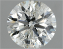 Natural Diamond 1.13 Carats, Round with Excellent Cut, I Color, I1 Clarity and Certified by IGI