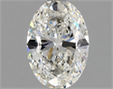 Natural Diamond 0.90 Carats, Oval with  Cut, H Color, VS1 Clarity and Certified by GIA
