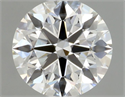Natural Diamond 0.41 Carats, Round with Excellent Cut, H Color, VVS2 Clarity and Certified by GIA
