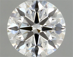 Picture of Natural Diamond 0.41 Carats, Round with Excellent Cut, H Color, VVS2 Clarity and Certified by GIA