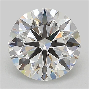 Picture of Lab Grown Diamond 2.05 Carats, Round with Ideal Cut, D Color, VVS1 Clarity and Certified by IGI