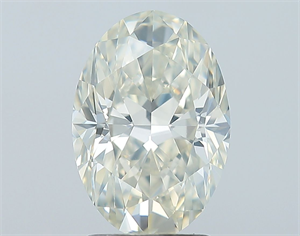 Picture of Natural Diamond 2.20 Carats, Oval with  Cut, K Color, SI1 Clarity and Certified by GIA