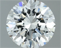 Natural Diamond 0.70 Carats, Round with Excellent Cut, G Color, VS2 Clarity and Certified by GIA