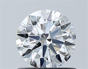 Picture of Natural Diamond 0.70 Carats, Round with Excellent Cut, E Color, SI1 Clarity and Certified by GIA