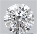 Natural Diamond 0.70 Carats, Round with Excellent Cut, D Color, VS1 Clarity and Certified by GIA