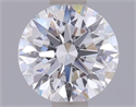 Del inventario de diamantes de laboratorio, 1.03 quilates, Redondo , Color D, claridad VVS2 y certificado IGI