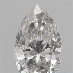 Foto Diamante Natural 0.19 quilates, De pera , Color F, claridad SI2 y certificado IGI de