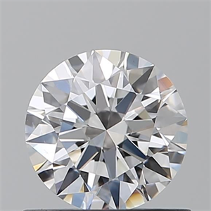 Picture of Natural Diamond 0.70 Carats, Round with Excellent Cut, E Color, VS2 Clarity and Certified by GIA