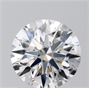 Lab Grown Diamond 1.05 Carats, Round with Ideal Cut, D Color, VS1 Clarity and Certified by IGI
