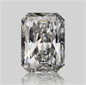 Natural Diamond 0.70 Carats, Radiant with  Cut, F Color, VVS2 Clarity and Certified by GIA