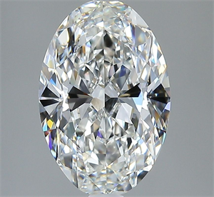 Picture of Natural Diamond 2.50 Carats, Oval with  Cut, G Color, VS1 Clarity and Certified by GIA