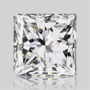 Picture of Natural Diamond 1.01 Carats, Princess with  Cut, J Color, VVS2 Clarity and Certified by GIA
