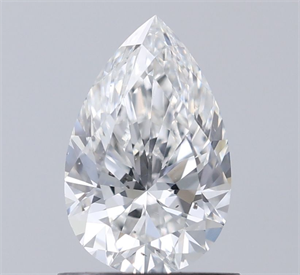 Foto Diamante Natural 0.70 quilates, De pera , Color G, claridad SI1 y certificado GIA de
