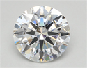 Lab Grown Diamond 3.04 Carats, Round with Ideal Cut, E Color, VVS2 Clarity and Certified by IGI