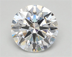 Picture of Lab Grown Diamond 3.04 Carats, Round with Ideal Cut, E Color, VVS2 Clarity and Certified by IGI