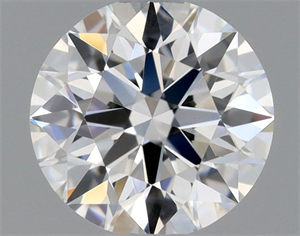 Picture of Natural Diamond 0.40 Carats, Round with Excellent Cut, E Color, VVS2 Clarity and Certified by GIA