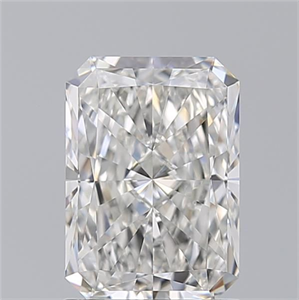 Foto Diamante Natural 1.50 quilates, Radiante , Color G, claridad VVS2 y certificado GIA de