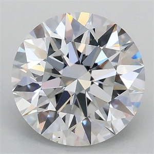 Picture of Lab Grown Diamond 1.09 Carats, Round with Ideal Cut, D Color, VS1 Clarity and Certified by IGI