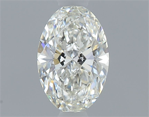 Picture of Natural Diamond 0.41 Carats, Oval with  Cut, I Color, VS2 Clarity and Certified by GIA