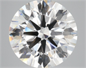 Lab Grown Diamond 7.02 Carats, Round with Ideal Cut, G Color, VS1 Clarity and Certified by IGI