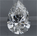 Natural Diamond 0.52 Carats, Pear with  Cut, E Color, SI2 Clarity and Certified by GIA