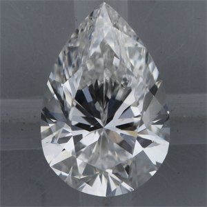 Picture of Natural Diamond 0.52 Carats, Pear with  Cut, E Color, SI2 Clarity and Certified by GIA